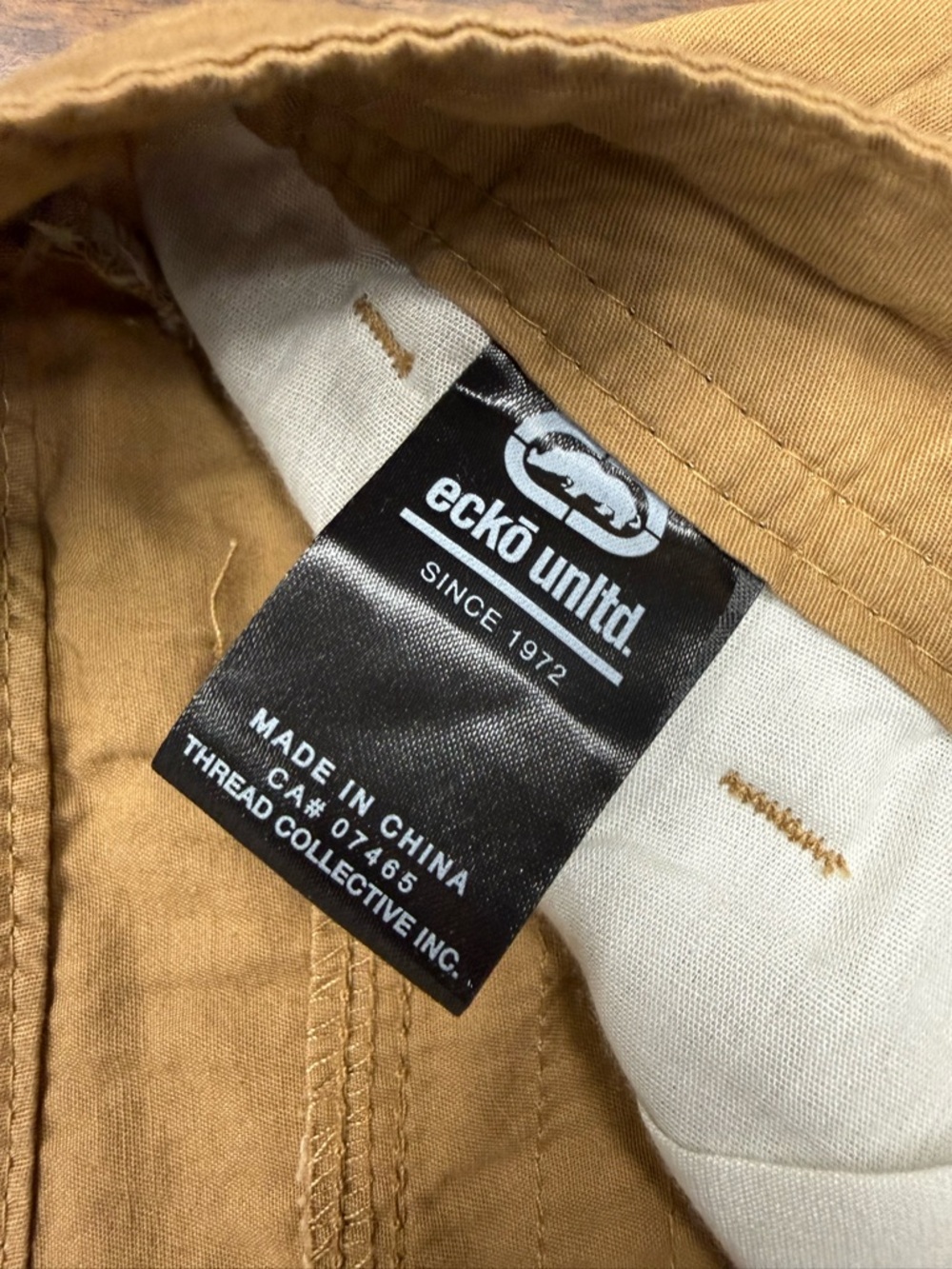 Ecko Unlimited Tan Cargo Shorts with Multiple Pockets size 34 - Picture 9 of 14